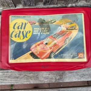 Red Car Case for Die Cast Mini Cars
